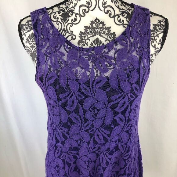 Free People Miles of Lace Tank Floral Midi Dress - Picture 3 of 8